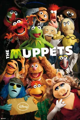 THE MUPPETS - CHARACTER COLLAGE POSTER 24x36 - 84568 • $11.95