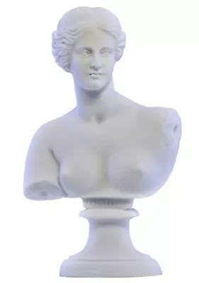 Goddess Aphrodite Venus Bust Head Greek Statue Sculpture Cast Marble Copy • $54