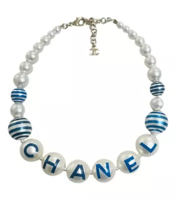 Chanel Worded Pearl Chocker Necklace From The 'La Pausa' Collection • £1399