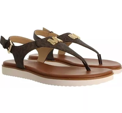 MICHAEL Michael Kors Jilly Flat Sandals Size 7 M • $59.99