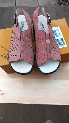 Womens Padders Leather Sandals Wide Fit Excellent Condition • £19.99