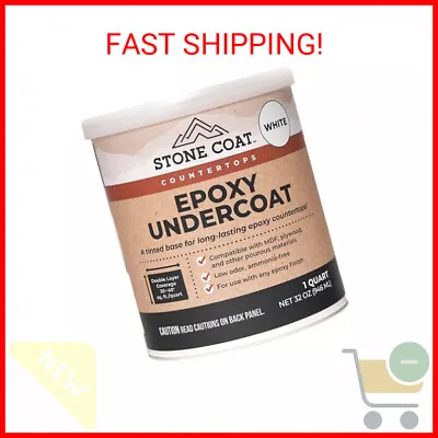 Stone Coat Countertops White Epoxy Undercoat – Epoxy Paint And Primer Mix For Co • $24.24