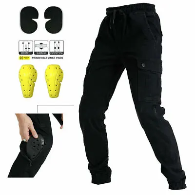 Motorcycle Riding Trousers Racing Outdoor Cycling Pants With Protective Gear • $83.89