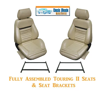 Mach 1 Touring II Fully Assembled Seats & Brackets 1970 Mustang - Any Color • $2465.99