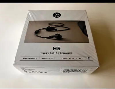 £50 • Buy Bang & Olufsen B&O Beoplay H5 In-Ear Bluetooth Headphones Black