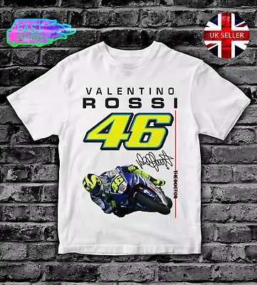 VALENTINO ROSSI VR Kids T-Shirt Top Boys Girls ADULTS MENS T SHIRT TSHIRT #2 • £12.99