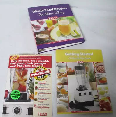 Vita Mix Super 5000 TNC Original Recipe Books Instruction Manual And More • $24.99