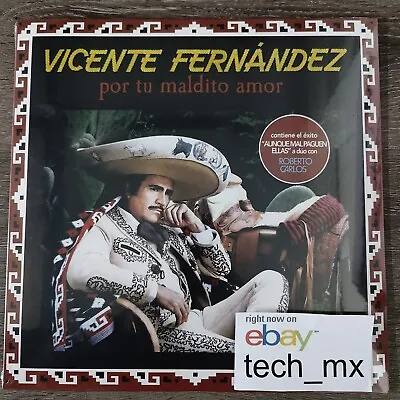 Vicente Fernandez - Por Tu Maldito Amor Vinyl LP Roberto Carlos FREE Shipping • $49.99