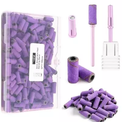 Heemeei Small Sanding Bands For Nail Drill 100Pcs Mini Sanding Bands 180 Med • $18.99