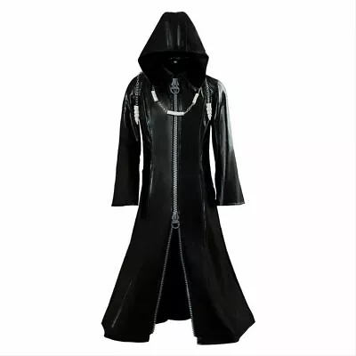 Kingdom Hearts Cosplay Organization XIII 2-WAY-BIG-ZIPPER Costume Coat Jacket • $42.58