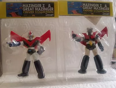 MAZINGER Z & GREAT MAZINGER SET Of ( 2) FIGURE COLLECTION. 3'75 Tall $$$$$$$$$$$ • $9.99