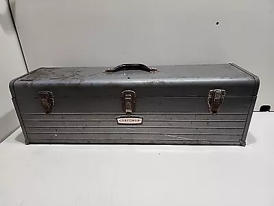 Vintage Craftsman 30  Carpenter's Metal Tool Box 6517 W/Tray & Side Handles • $69.95