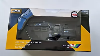 Britains Jcb 220x Lc Excavator 1/32 Scale - Black Limited Edition • £45