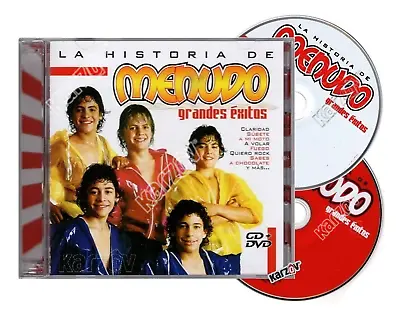 Menudo Grandes Exitos Disc Cd + Dvd Mexican Edition New • $21.89