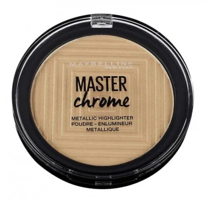 MAYBELLINE  New York Master Chrome Metallic Highlighter  9g Molten Gold #100 • £3.49