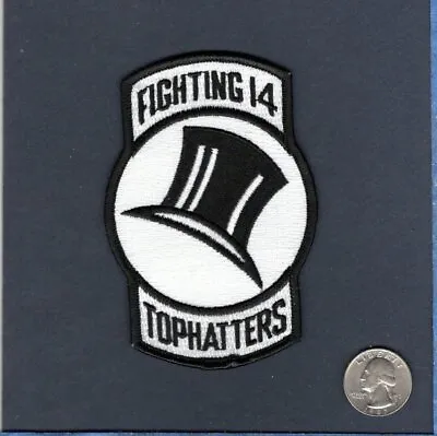 Original VF-14 TOPHATTERS US NAVY F-14 TOMCAT Fighter Squadron Patch • $5.99