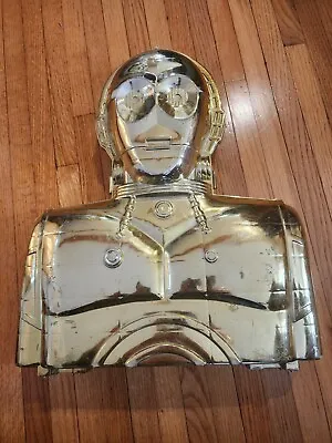 Star Wars C-3PO Figure Storage Case Gold 1983 Kenner Shiny Gold • $67.45