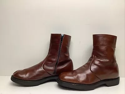 Vtg Mens Unbranded Casual Brick Brown Size 7 C • $21.99