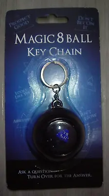 Magic 8 Ball Keychain Creative Key Chain Ask Questions Get Answers New On Card • $18.99