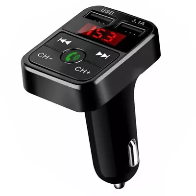 Car Plug FM Transmitter MP3 Music Player Radio Adapter Kit USB Charger • $15.40