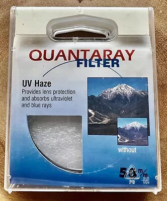 Quantaray UV Haze 58 Mm Filter Brand New Factory Sealed! Fast Free Shipping!z • $16