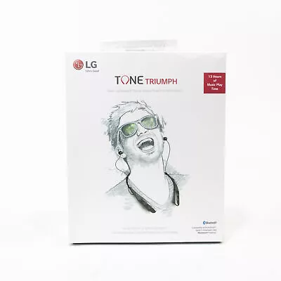 LG TONE Triumph HBS-510 Wireless Bluetooth Headset In Black • $42