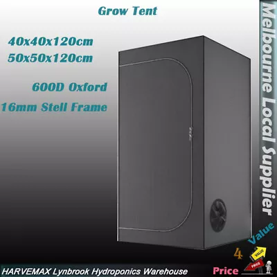 $59.95 • Buy In Door Grow Tent 2 Sizes Hydroponic Mylar 600D Oxford Steel Farme Fast Shipping