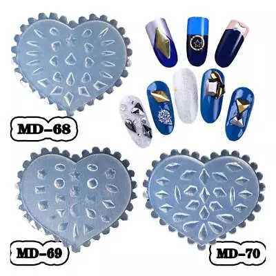 Nail Silicone Mold Nail Art Decoration Resin Casting Molds For Manicure Craft • $3.38