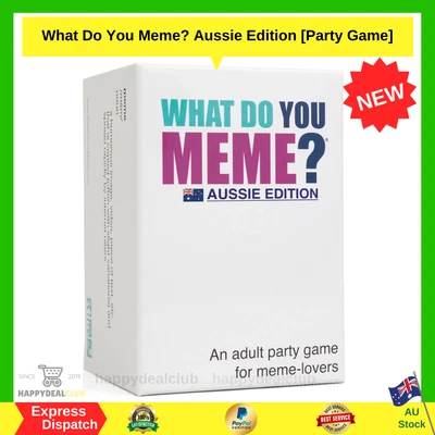 $45.99 • Buy What Do You Meme? Aussie Edition | Card Game | FREE SHIPPING | NEW AU