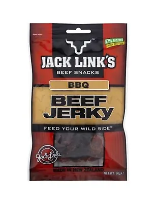 Jack Links Bbq Beef Jerky 50gm X 10 Made In New Zealand Beef Jerky • $61.95