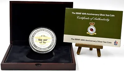 5oz Silver Coin 2017 60 BBMF Battle Britain Memorial £10 Jersey Wooden BOX + COA • £179.95