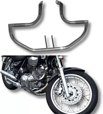 Yamaha XV 750 / XV 1100 Virago Highway Crash Bar Engine Guard With Built-in Pegs • $290.90