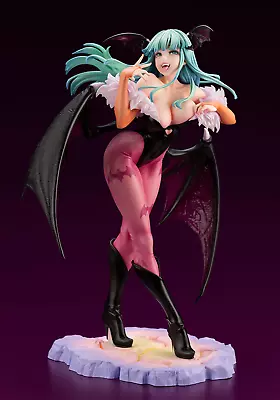 KOTOBUKIYA Darkstalkers Morrigan Bishoujo Statue 1:7 Scale Figure NEW SEALED • $119.95