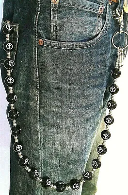 Wallet Chain - Original High Quality Peace Symbol Design From LA California • £7.95