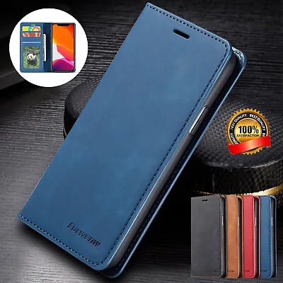 For Xiaomi Redmi Note 12 11 10 9 Pro 12C 10C Magnetic Leather Wallet Case Cover • $6.99