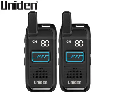 Uniden 2-Pack UH200-2 UHF Handheld Adventure 2-Way Radio / Walkie Talkie Compact • $235.23