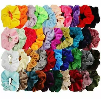 1pc Women's Velvet Elastic Scrunchies Ponytail Holder Hair Band Hair Accessories • $0.73