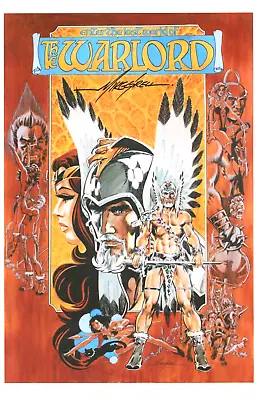 Mike Grell SIGNED DC Comics Fantasy Sword & Sorcery Art Print ~ The Warlord • $64.99