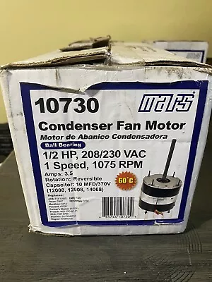 MARS 10730 Outdoor Condenser Fan Motor 1/2HP 1075rpm • $85