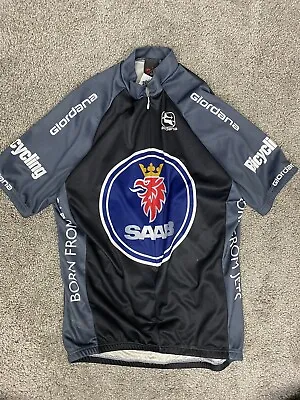 Saab Cycling Jersey Mens S • $21