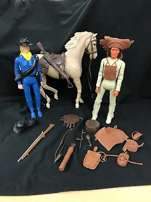 Vintage 1967-1968 Louis Marx General Custer Geronimo Horse & Accessories • $99