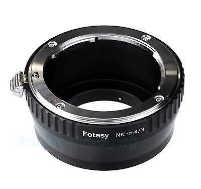 Nikon F Lens To Micro 4/3 M43 Adapter Ring Olympus E-P5 E-PL5 E-PM1 PEN-F E-PL8 • $11.59