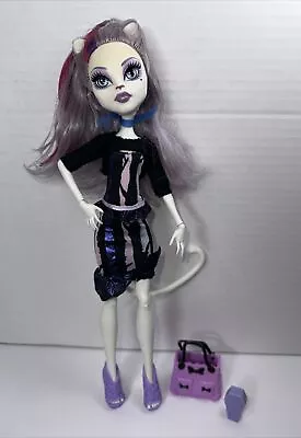 Monster High Scaremester Catrine Demew Doll Purse Makeup Scarf Tail • $49.99