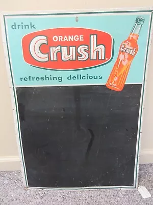 Vintage Advertising Orange Crush Chalkboard Menu Sign  161-m • $399