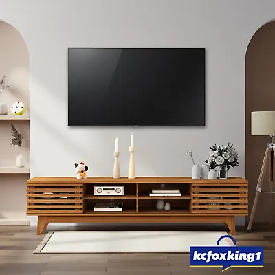 $209.49 • Buy 180cm TV Cabinet Stand Entertainment Unit Doors Storage Shelf Wooden Walnut
