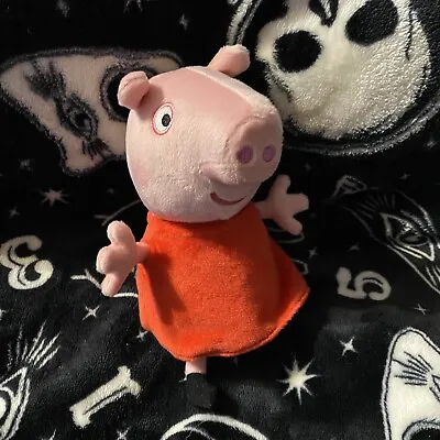 Peppa Pig Hug N Oink Talking Plush Stuffed Animal 8” Oinks Works Working 2003 • $4.25
