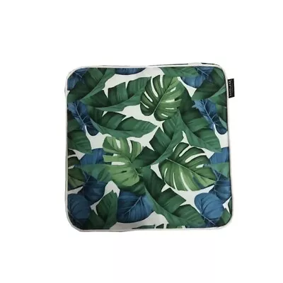 42cm Green Tropical Outdoor Cushion Pad Seat Lounge Patio Chair UV & Water Resis • $24.95