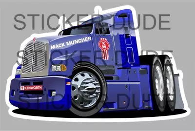 Kenworth Truck Mack Muncher Bumper Sticker For Car Truck Man Cave Toolbox Etc • $5.90