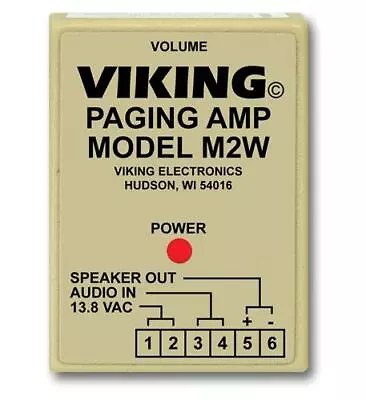 Viking Electronics M2W Paging Power Amp W/25ae Paging Horn Inc. • $98.76