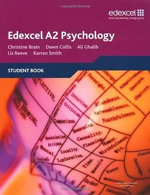 Edexcel A2 Psychology Student Book By Christine Brain Karren Smith Ali Ghalib • £2.74